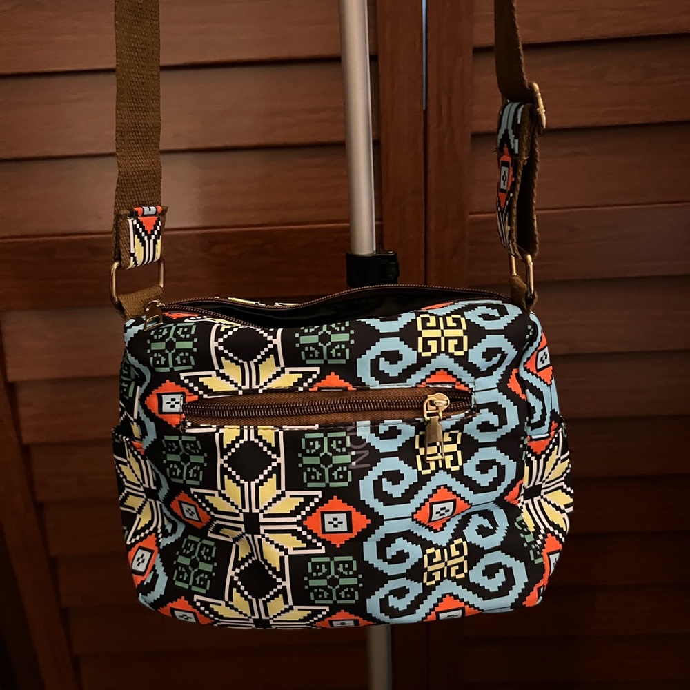 Colorful Patterned Shoulder Bag